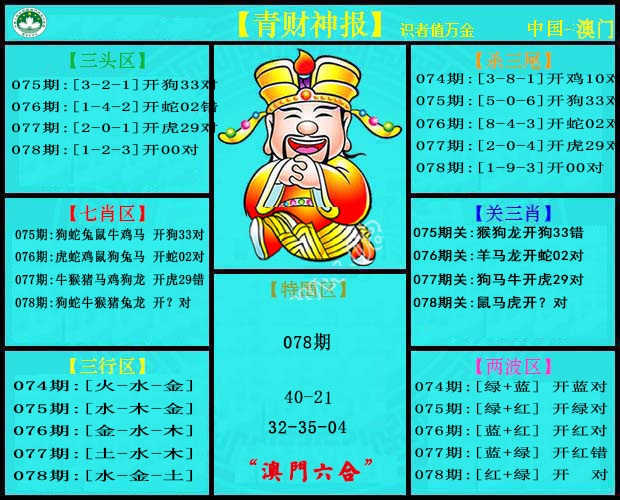 078期青财神[图]